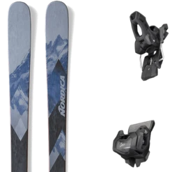 NORDICA ENFORCER 88 SILVER BLUE + TYROLIA ATTACK 11 GW W/O BRAKE A