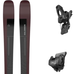 SALOMON N STANCE 90 BLACK/BURGANDY + TYROLIA ATTACK 11 GW W/O BRAKE A