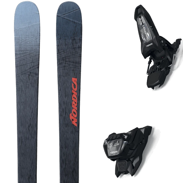 NORDICA UNLEASHED 90 + MARKER GRIFFON 13 ID BLACK 3 NORDICA UNLEASHED 90 + MARKER GRIFFON 13 ID BLACK