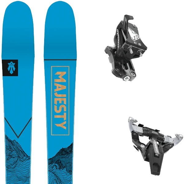 MAJESTY SUPERWOLF + DYNAFIT SPEED TURN BLACK/SILVER