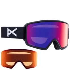 ANON M3 MFI W/SPR BLACK/PRCV SUN RED 23