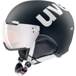 UVEX HLMT 500 VISOR BLACK-WHITE MAT 21