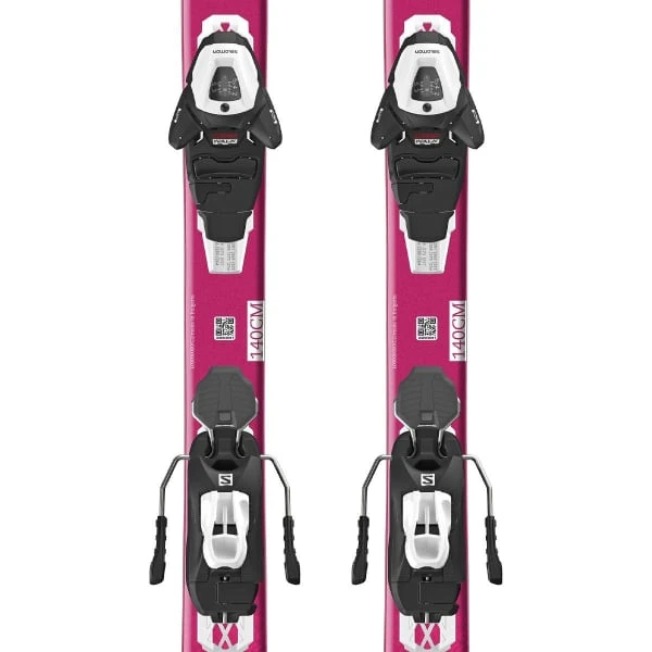 SALOMON QST LUX JR M + E L6 GW BLACK/WHITE J2 80 22 5 SALOMON QST LUX JR M + E L6 GW BLACK/WHITE J2 80 22 - Afbeelding 3