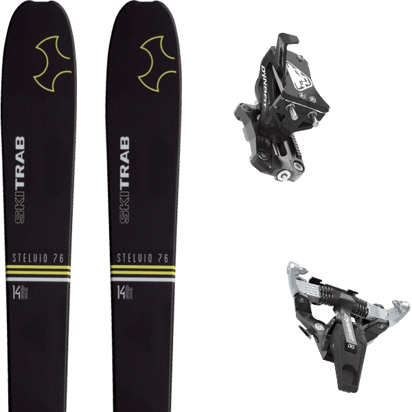 SKI TRAB STELVIO 76 + DYNAFIT SPEED TURN BLACK/SILVER
