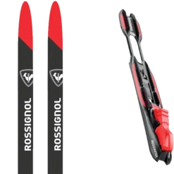 ROSSIGNOL DELTA COMP SKATING JR + ROSSIGNOL RACE JR SKATE